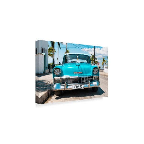Philippe Hugonnard 'Turquoise Chevy' Canvas Art,12x19